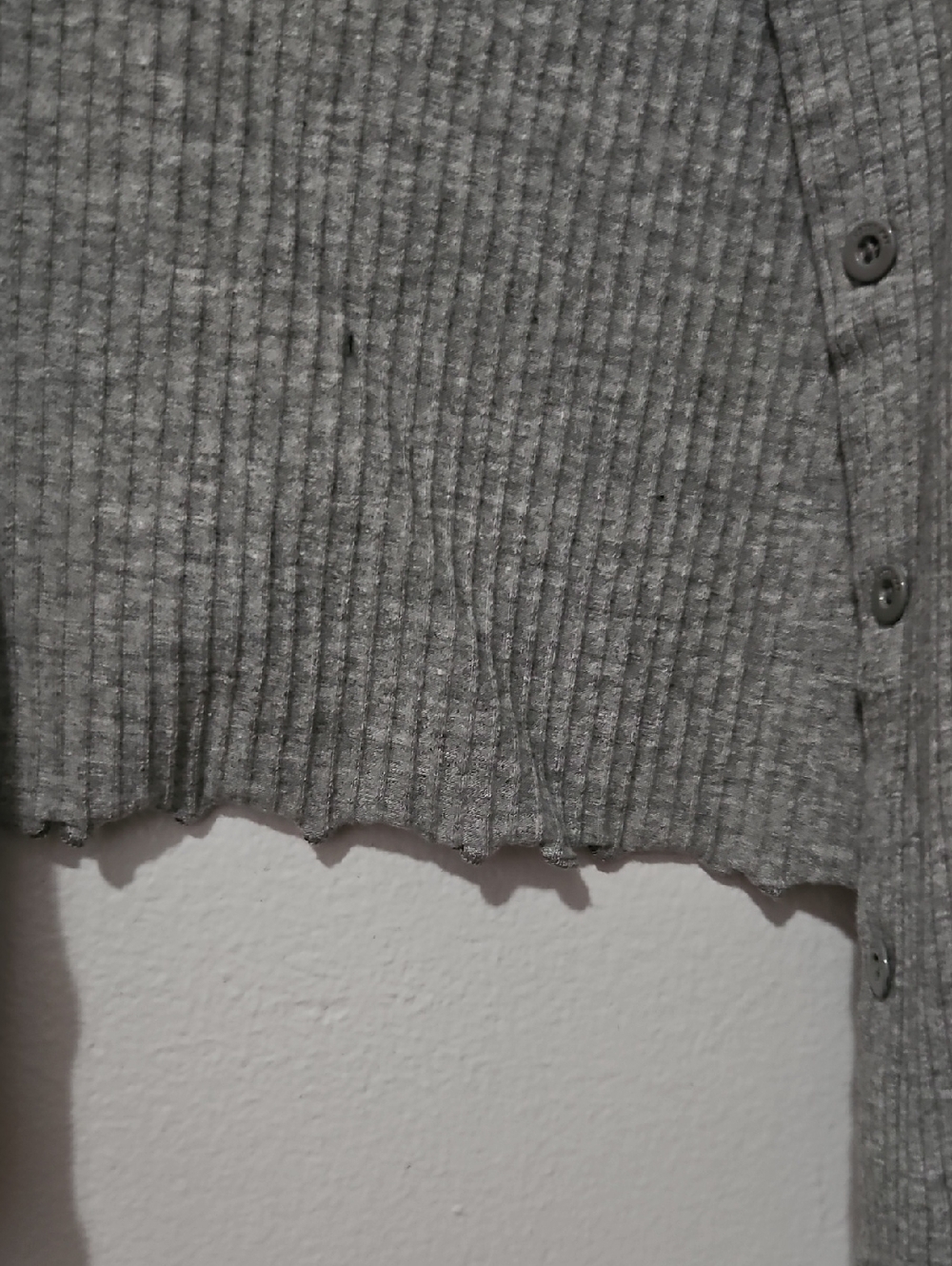 Noisy May Ribbed Cropped Cardigan - Picture 4 of 5